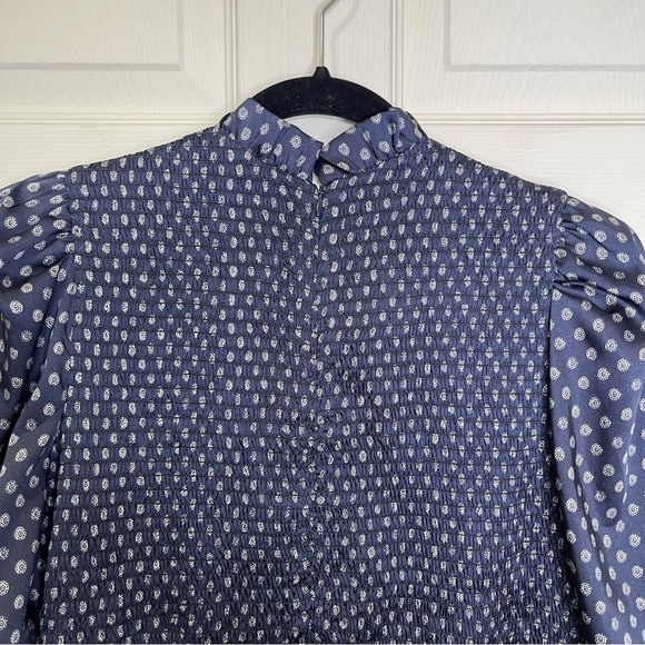 Sandro Malden Printed Smocked Dress - Picture 5 of 13